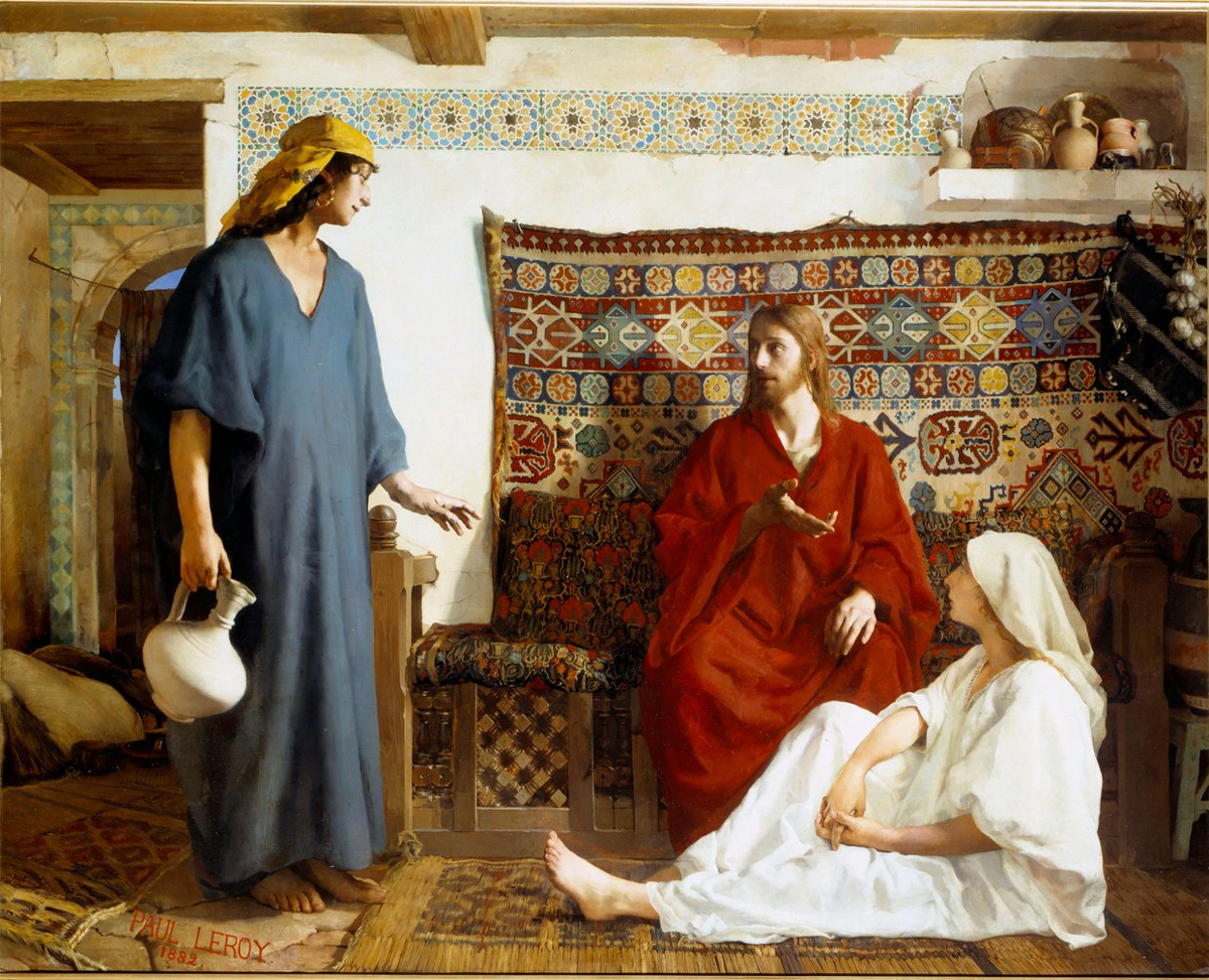 Jésus chez Marthe et Marie