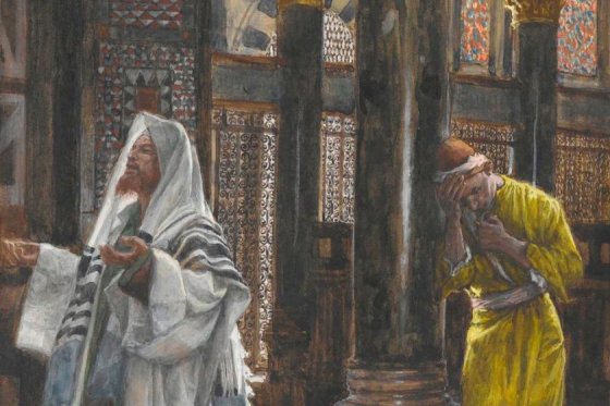 Luc 18,9-14 : Qui s'élève sera abaissé et qui s'abaisse sera relevé - Image d'illustration Image d'illustration