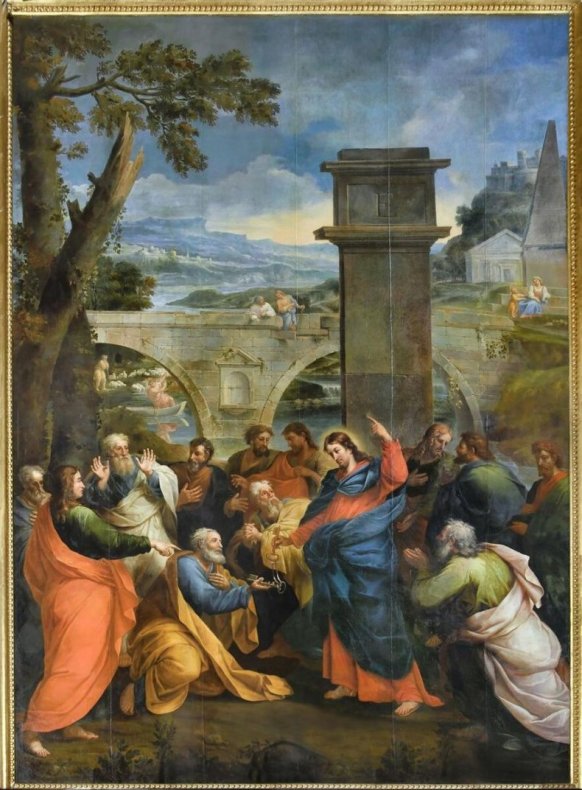La remise des clefs à Saint Pierre - Cliquer pour agrandir Image d'illustration